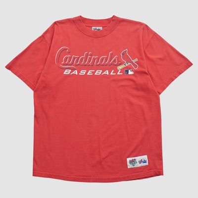 St. Louis Cardinals Majestic 2000s T-shirt - Red - 2XL by Fanatics Real Vintage