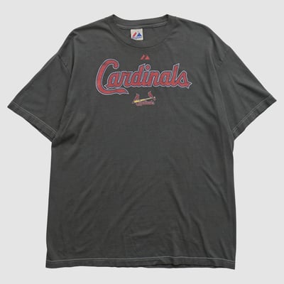 St. Louis Cardinals Majestic 2010s T-shirt - Black - XL by Fanatics Real Vintage