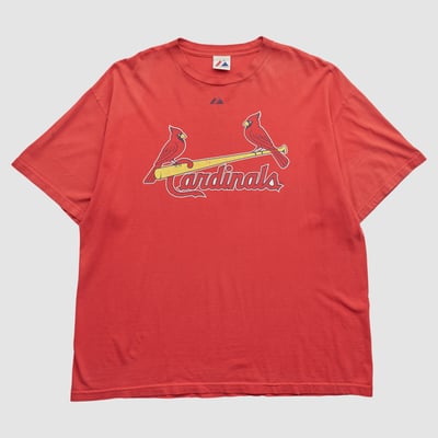 St. Louis Cardinals Majestic 2010s T-shirt - Red - 2XL by Fanatics Real Vintage