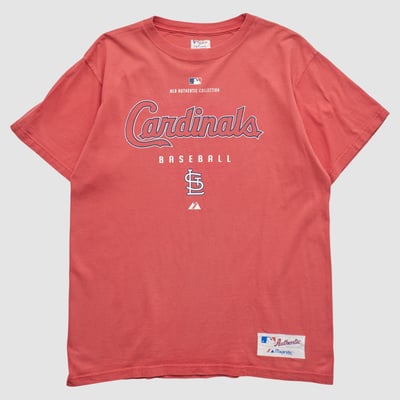 St. Louis Cardinals Majestic 2010s T-shirt - Red - L by Fanatics Real Vintage
