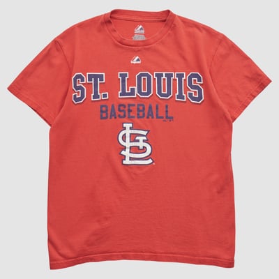 St. Louis Cardinals Majestic 2010s T-shirt - Red - XS by Fanatics Real Vintage