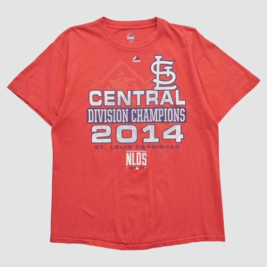 St. Louis Cardinals Majestic 2014 T-shirt - Red - M by Fanatics Real Vintage