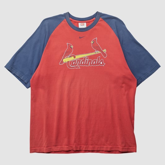 St. Louis Cardinals Nike 2000s T-shirt - Red - L by Fanatics Real Vintage