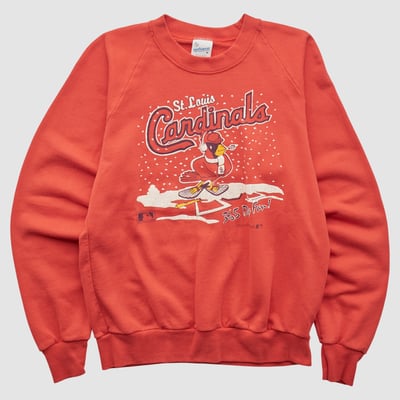 St. Louis Cardinals RP Sportswear 80s Pullover Sweatshirt - Red - XS by Fanatics Real Vintage