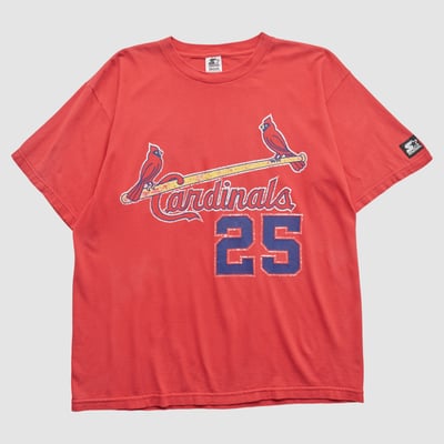 St. Louis Cardinals Starter 90s T-shirt - Red - L by Fanatics Real Vintage