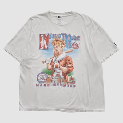 St. Louis Cardinals Starter 90s T-shirt - White - 2XL by Fanatics Real Vintage