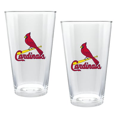 St. Louis Cardinals Two-Piece 16oz. Double Play Pint Glass Set