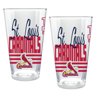 St. Louis Cardinals Two-Piece 16oz. Heritage Pint Glass Set