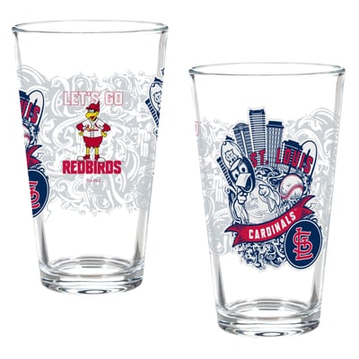 St. Louis Cardinals Two-Piece 16oz. Hometown Series Pint Glass Set