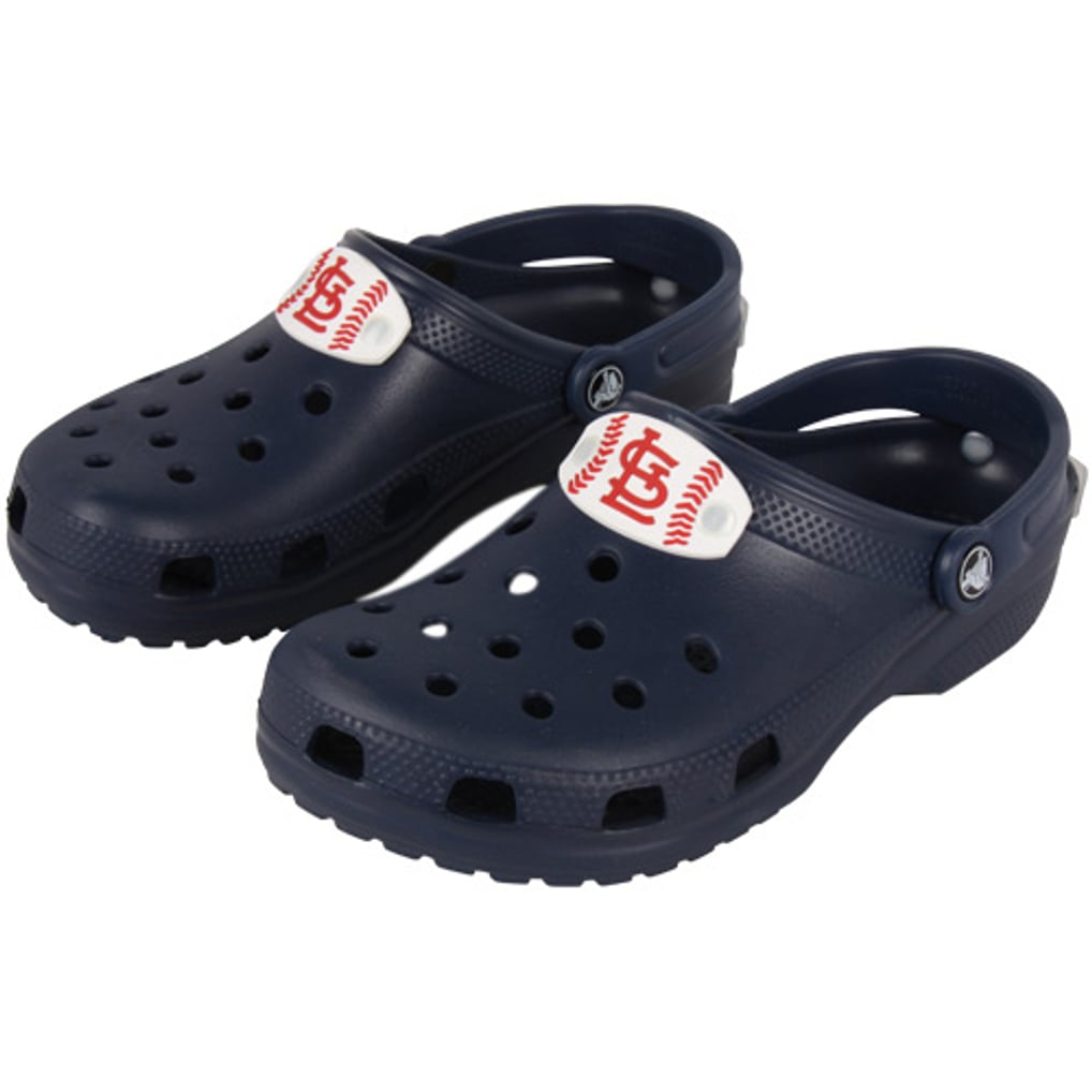 St. Louis Cardinals Youth Crocs Classic - Navy Blue