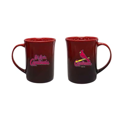 St. Louis Cardinals The Memory Company Two-Pack 15oz. Ceramic Ombre Mug Set