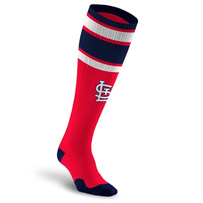 St. Louis Cardinals PRO Compression Unisex  Classic Stripe Over-the-Calf Compression Socks