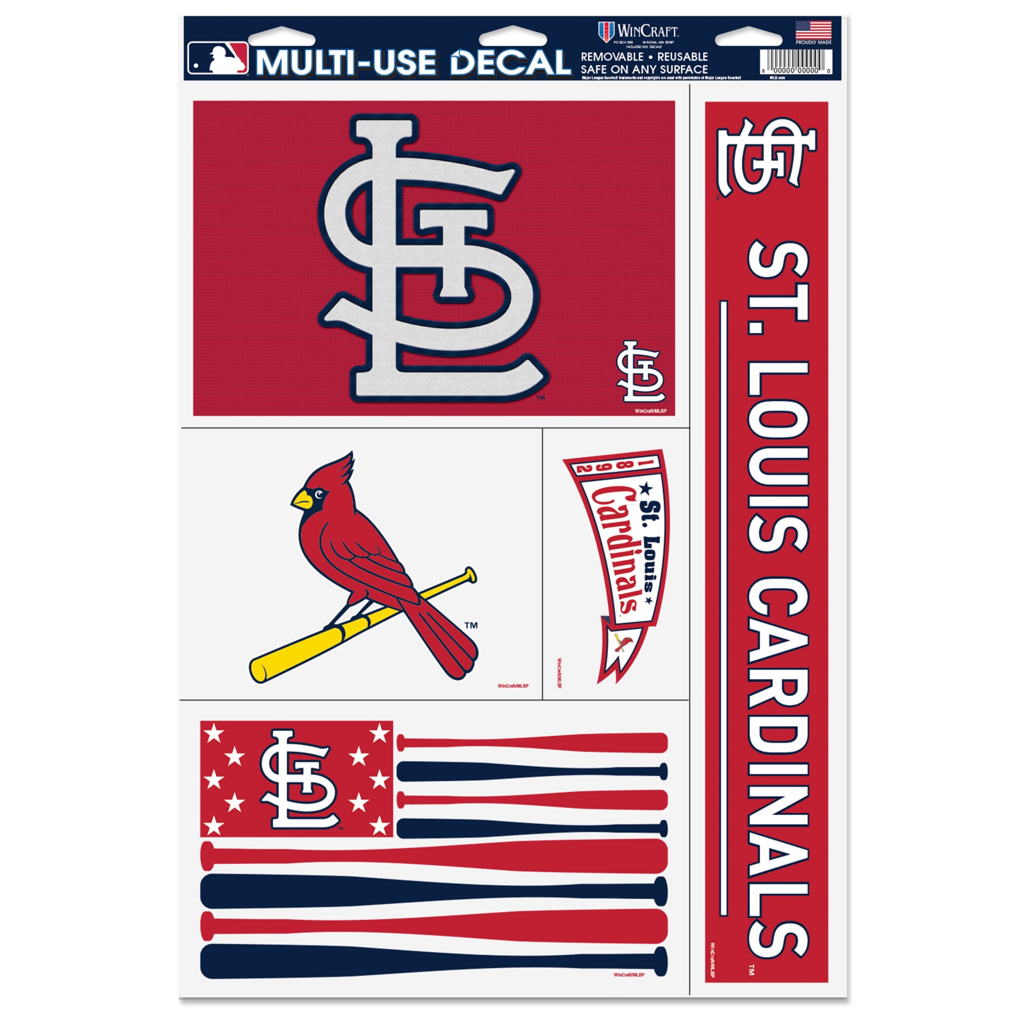 WinCraft St. Louis Cardinals Ventilschaftkappen - Dekorative Auto-Accessoires Für Fans