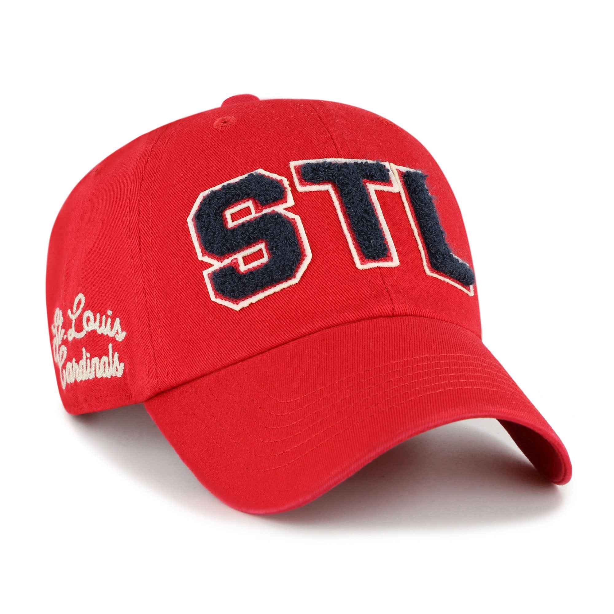 \'47‎ Brand St. Louis Cardinals Hat Women OSFA Camo Red Rhinestone Trucker Cap Arizona Cardinals 47 Brand Camo Hat Strap Back One Size  main image 2
