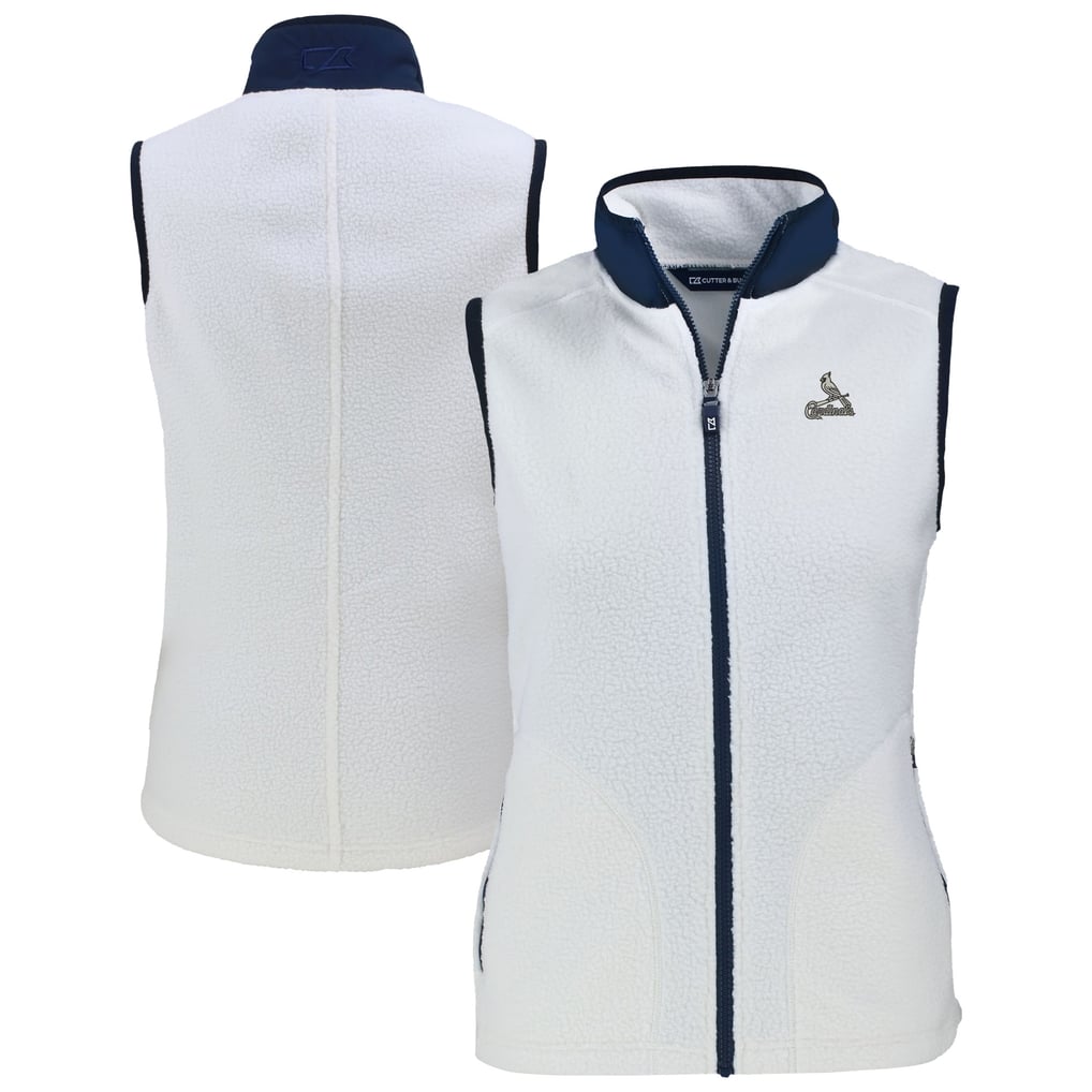 Women's St. Louis Cardinals Cutter & Buck White Cascade Eco Sherpa ...