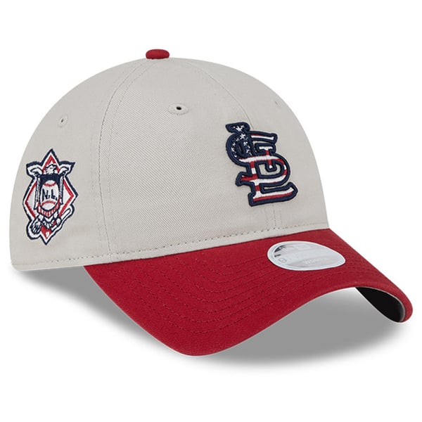 St. Louis Cardinals Era Red White and Blue 4th of July 9TWENTY Women\'s Cap New Era 9SEVENTY Snapback - Fourth of July  main image 2