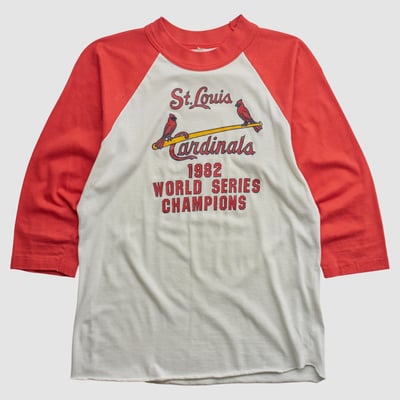 World Series 1982 T-shirt - White - XS by Fanatics Real Vintage