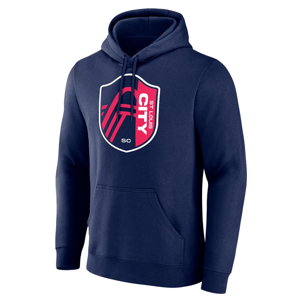 St. Louis City SC Custom Team Authentic Pullover Hoodie - Navy