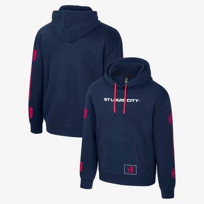  St. Louis CITY SC Stadium Essentials Legends City Star Pullover Hoodie - Navy