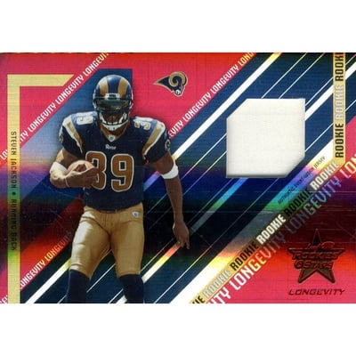 2004 Leaf Rookies and Stars Longevity Ruby #281 Steven Jackson JSY