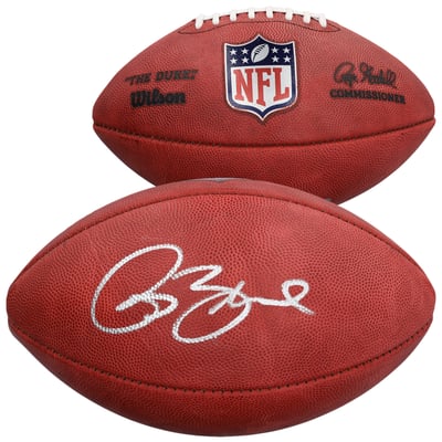 Isaac Bruce St. Louis Rams Autographed Fanatics Authentic Wilson Duke Full Color Football