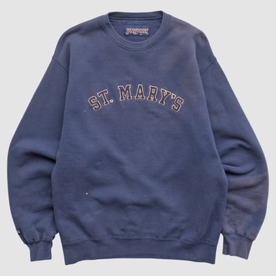 St. Mary's University Rattlers Jansport 2000s Pullover Sweatshirt - Navy - M by Fanatics Real Vintage
