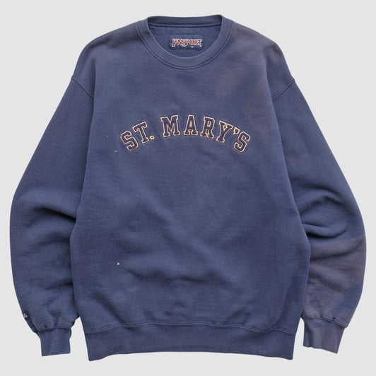 St. Mary's University Rattlers Jansport 2000s Pullover Sweatshirt - Navy - M by Fanatics Real Vintage