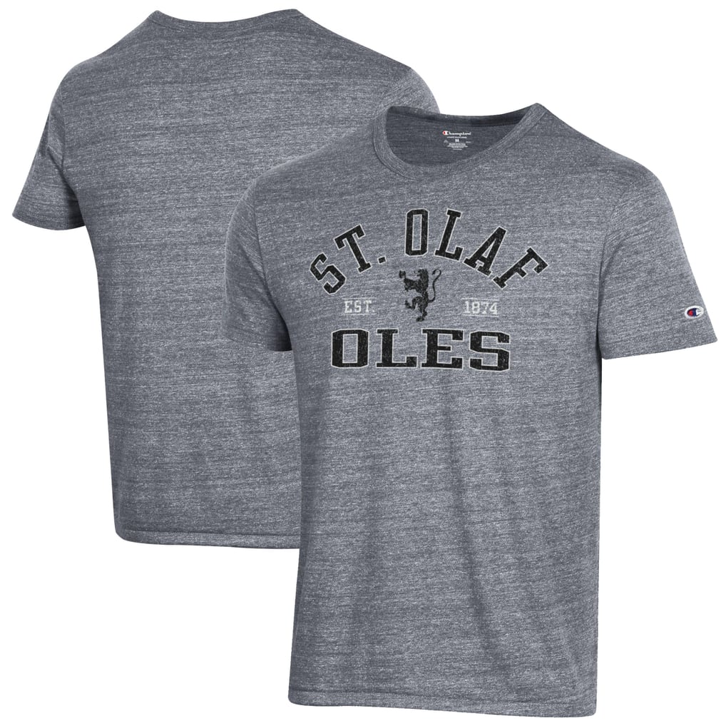 St. Olaf Oles Champion Ultimate Tri-Blend T-Shirt - Heathered Gray