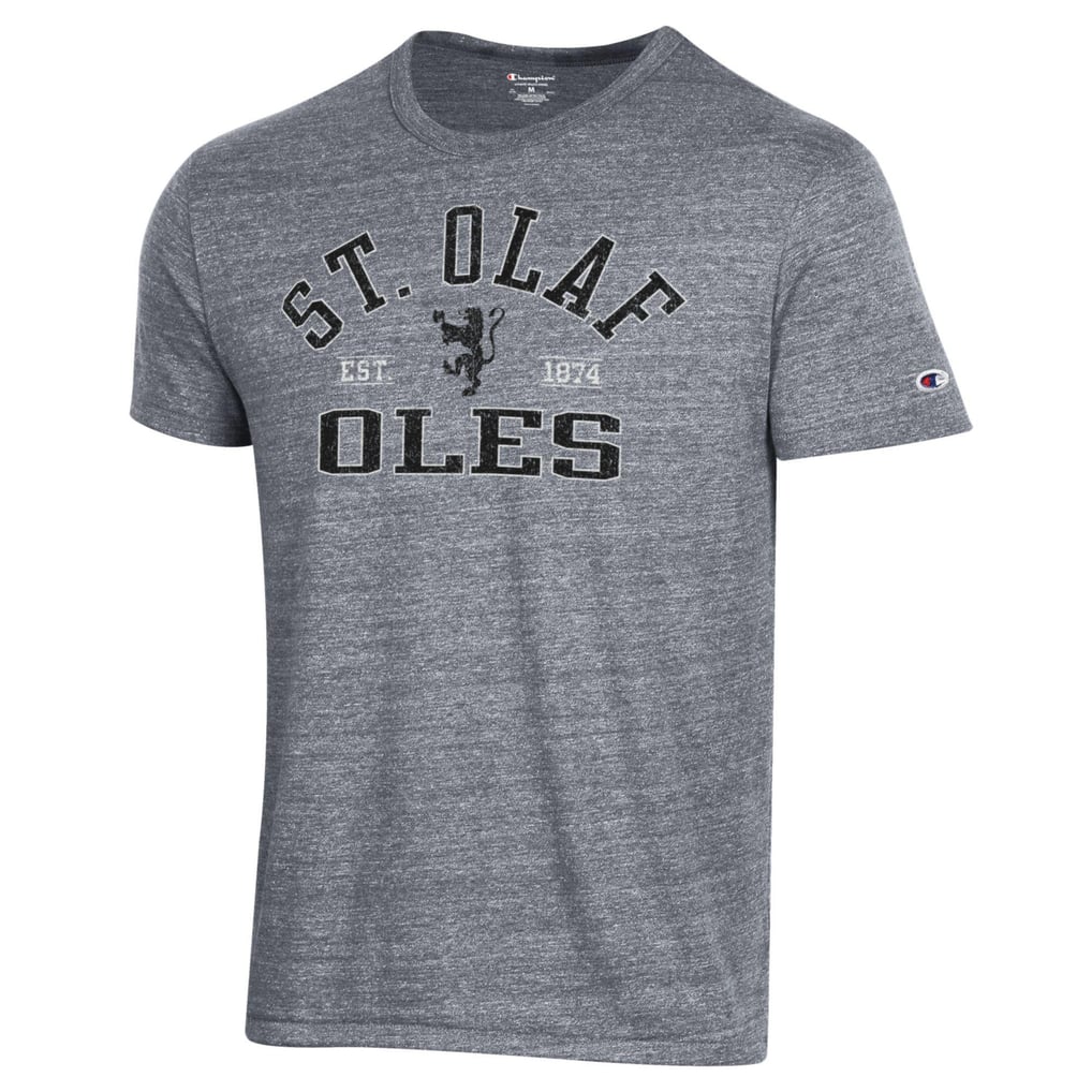 St. Olaf Oles Champion Ultimate Tri-Blend T-Shirt - Heathered Gray