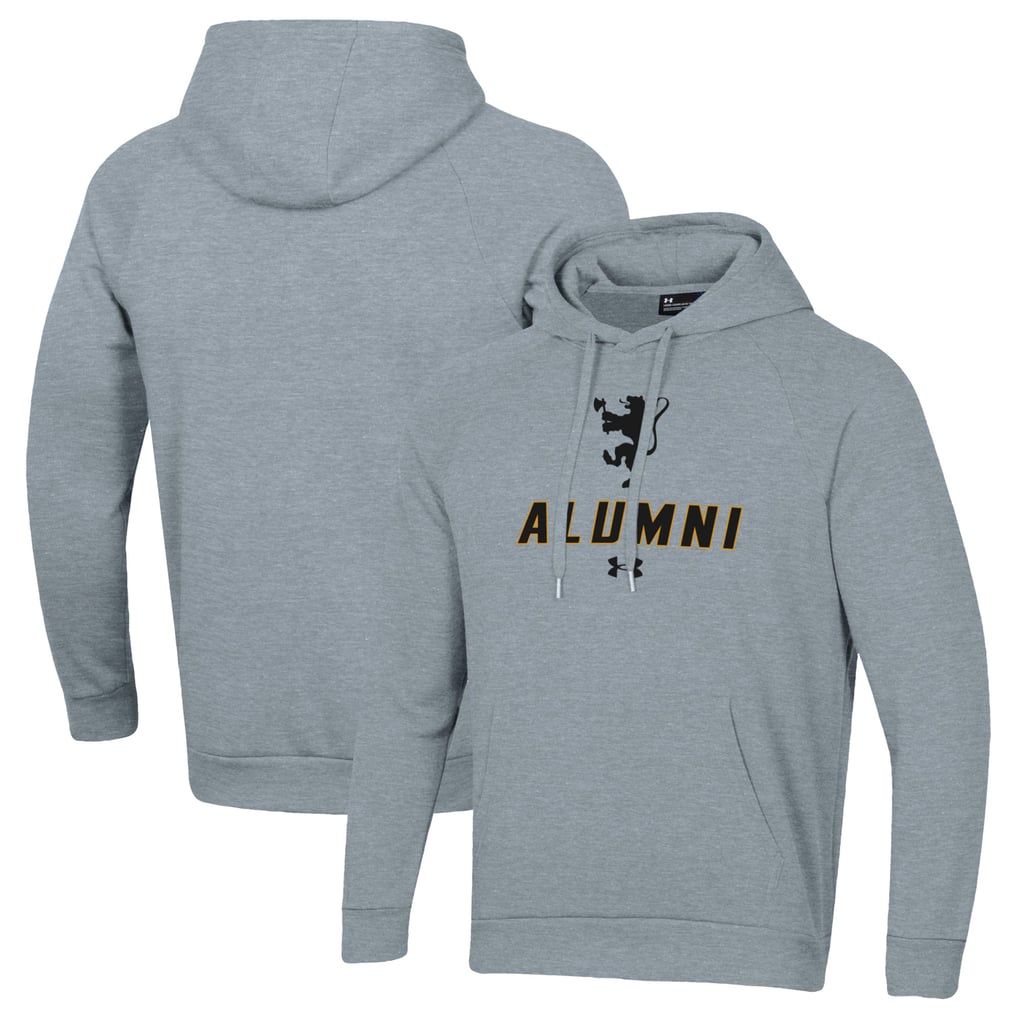 St. Olaf Oles Under Armour Alumni Rival Fleece Pullover Hoodie - Gray