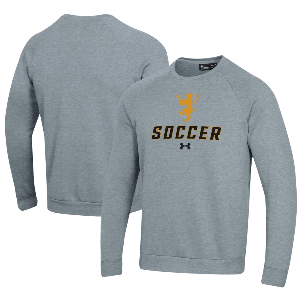 St. Olaf Oles Under Armour Soccer Rival Fleece Raglan Pullover Sweatshirt - Gray