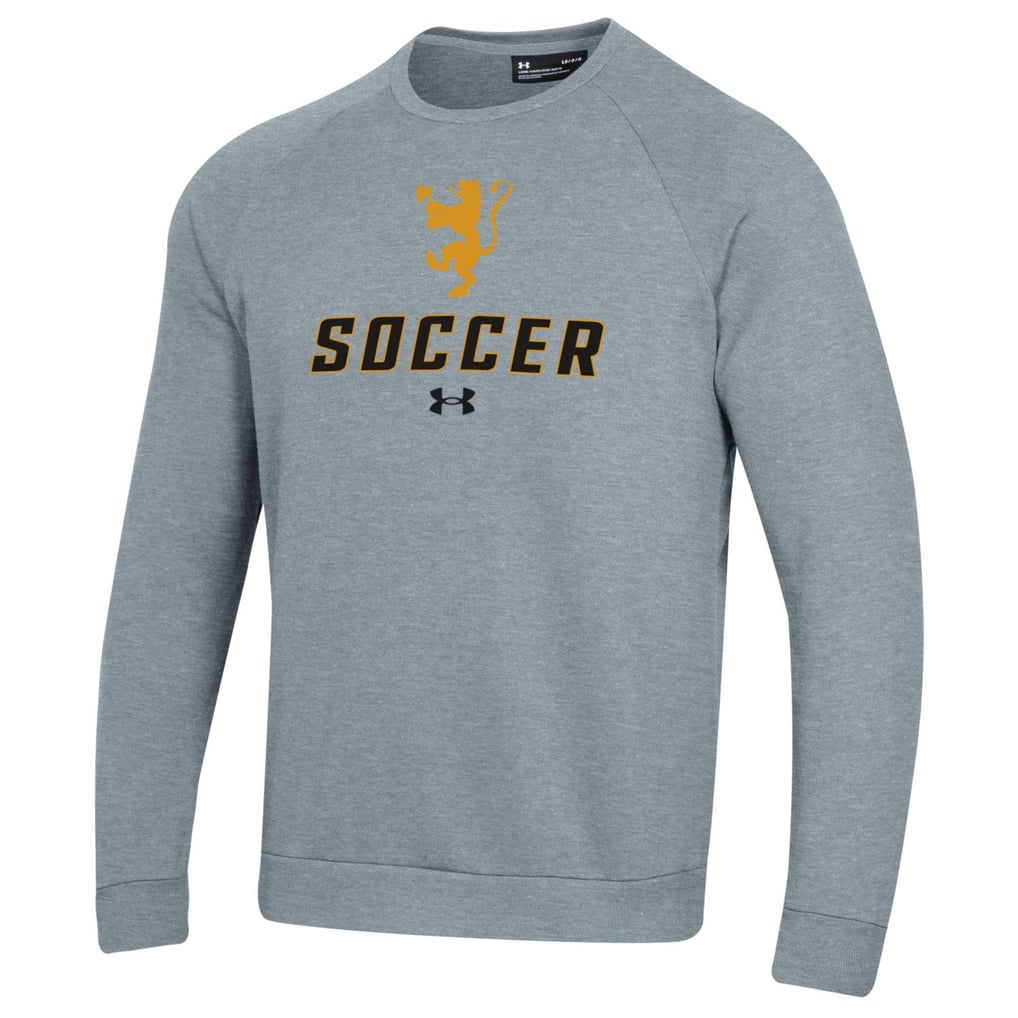 St. Olaf Oles Under Armour Soccer Rival Fleece Raglan Pullover Sweatshirt - Gray