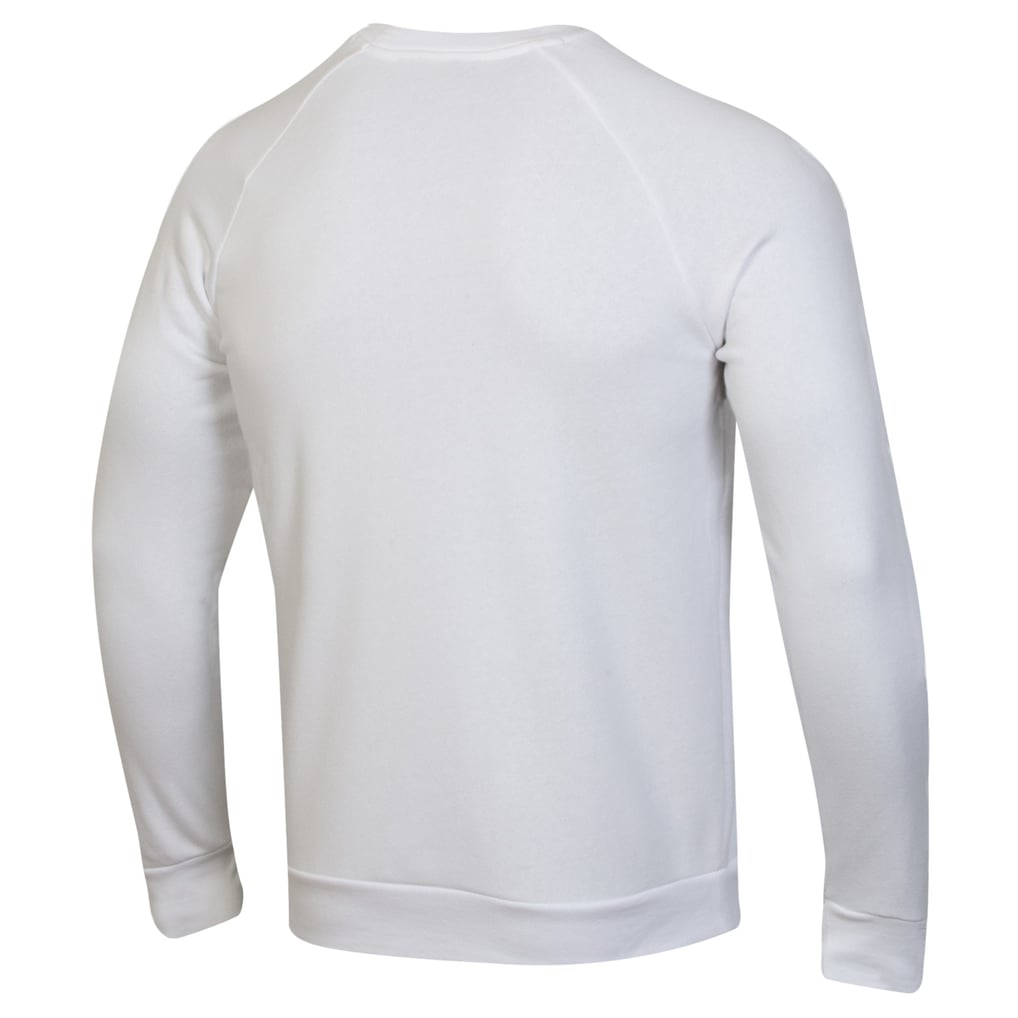 St. Olaf Oles Under Armour Volleyball Rival Fleece Raglan Pullover Sweatshirt - White