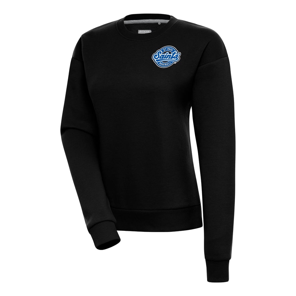  St. Paul Saints Antigua Women's Victory Pullover Sweatshirt - Black