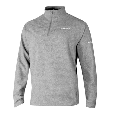  Stanford Cardinal Columbia Swingcraft Quarter-Zip Pullover - Gray