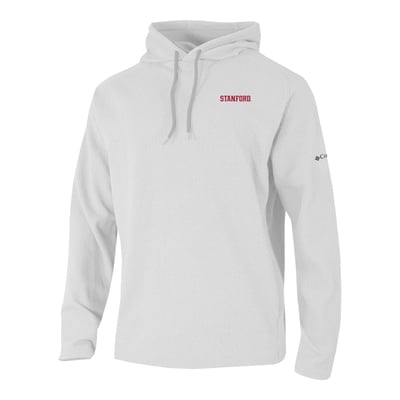  Stanford Cardinal Columbia Swingcraft Fleece Hoodie - White