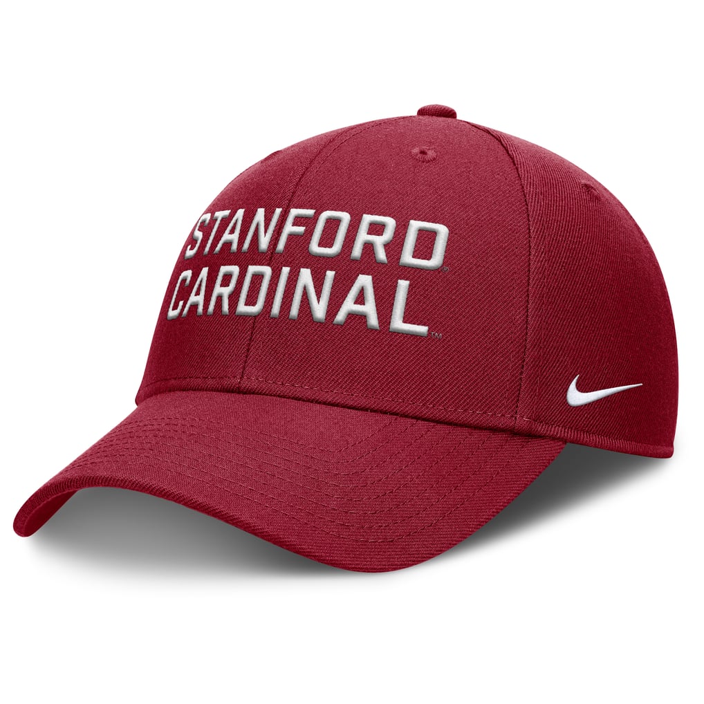Stanford Cardinal Nike 2025 Sideline Rise Practice Adjustable Hat - Cardinal