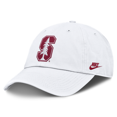  Stanford Cardinal Nike Legacy Letter & Mascot Club Adjustable Hat - White