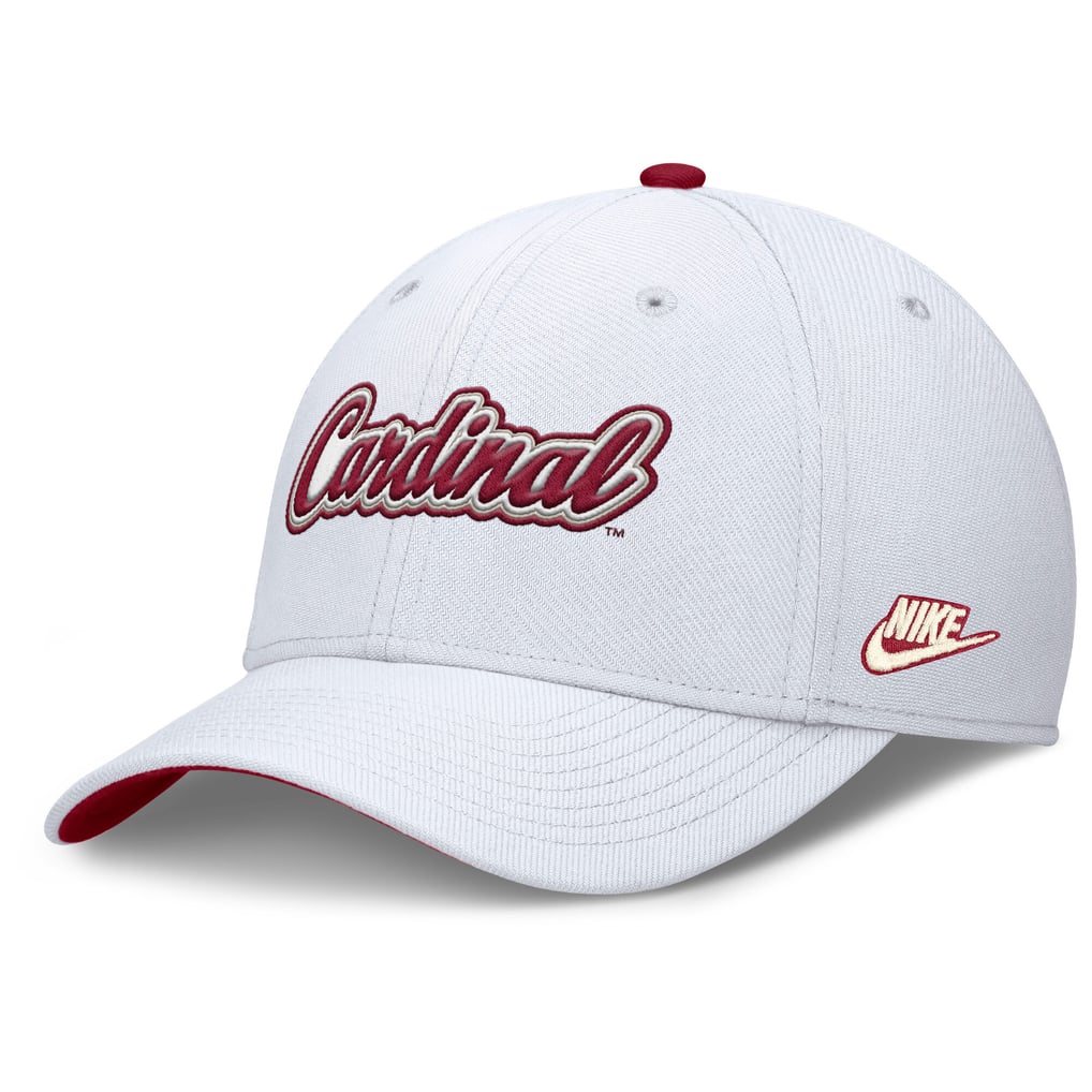 Stanford Cardinal Nike Legacy Rise Performance Flex Hat - White