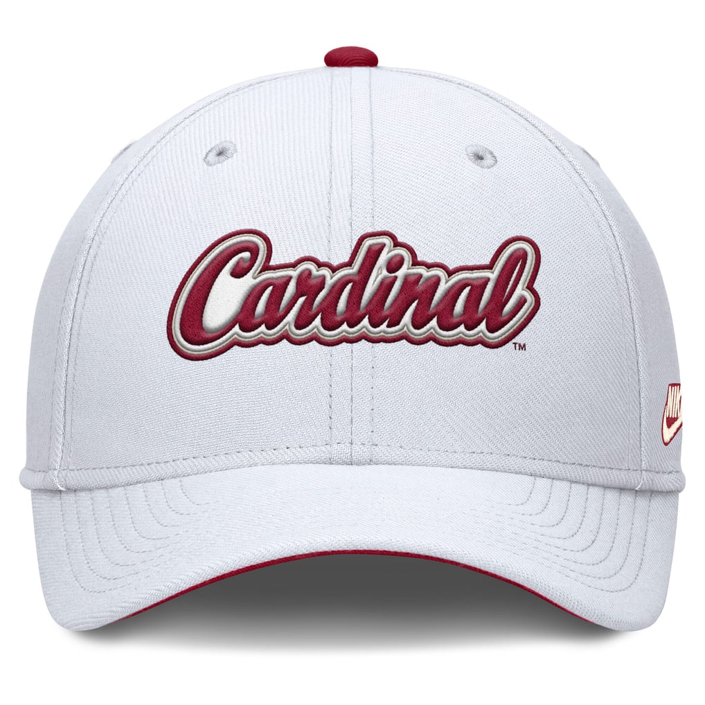 Stanford Cardinal Nike Legacy Rise Performance Flex Hat - White