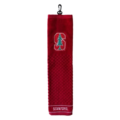 Stanford Cardinal 16" X 22" Tri-Fold Embroidered Scrubber Golf Towel
