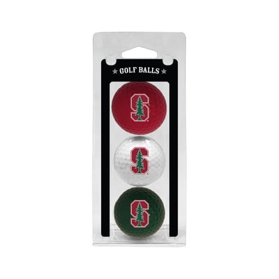 Stanford Cardinal 3-Pack Multi-Colored Team Golf Ball Set