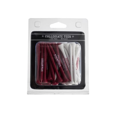 Stanford Cardinal 50-Pack Golf Tee Set