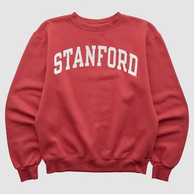 Stanford Cardinal Champion 2000s Pullover Sweatshirt - Red - XXS by Fanatics Real Vintage