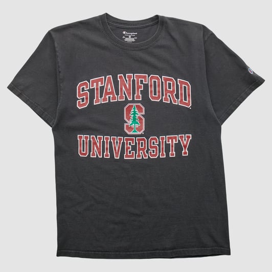 Stanford Cardinal Champion 2010s T-shirt - Black - S by Fanatics Real Vintage