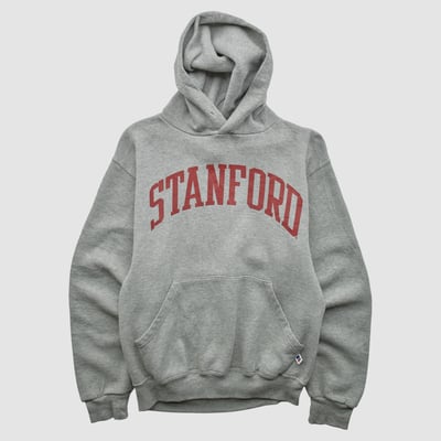 Stanford Cardinal Russell 2000s Hooded Pullover Sweatshirt - Heather Gray - XS by Fanatics Real Vintage