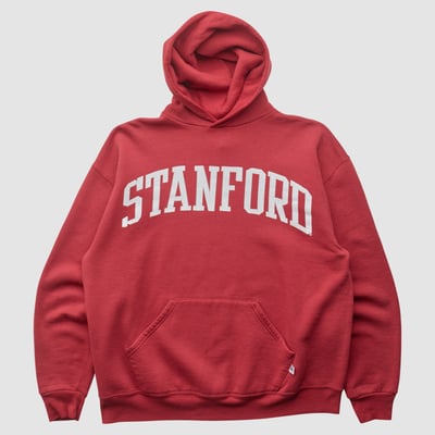 Stanford Cardinal Russell 2000s Hooded Pullover Sweatshirt - Red - L by Fanatics Real Vintage