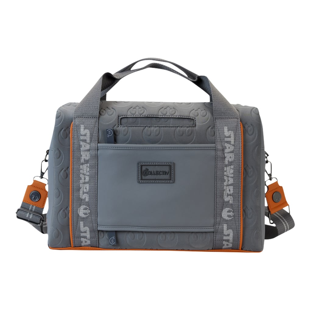 Star Wars Themed Handbag with Gray and Orange Accents Star Wars Rebel Pilot Wanderer Garment Duffle | Heroes  main image 4