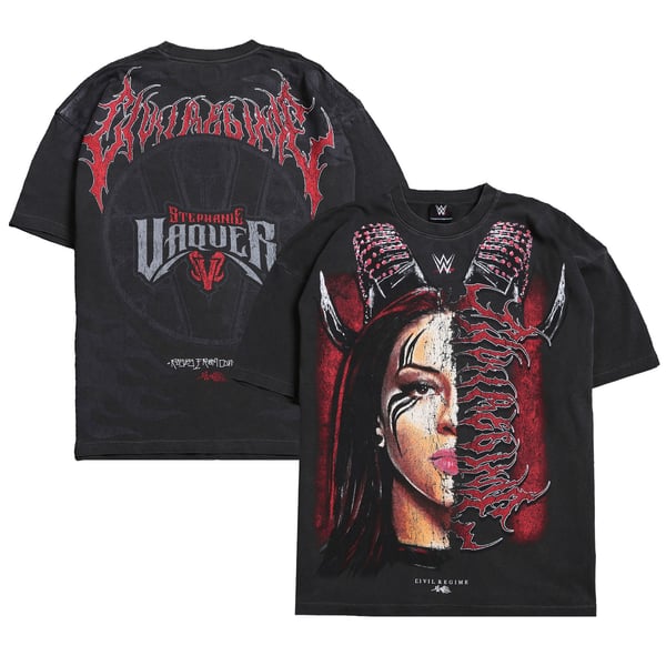 Stephanie Vaquer Civil Regime Facing Vaquer Boxy T-Shirt - Black