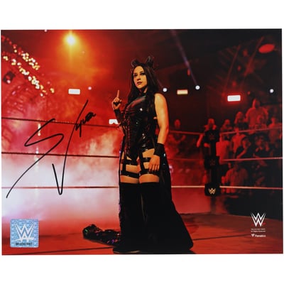 Stephanie Vaquer WWE Autographed Fanatics Authentic 8" x 10" In-Ring Entrance Photograph